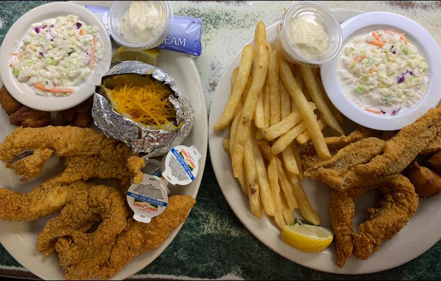 Catfish dinners with sides